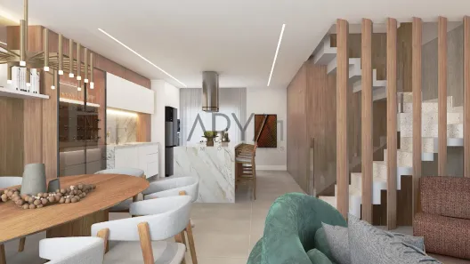 Casa de Condomínio com 3 Quartos à venda, 198m² no Centro Cívico, Curitiba