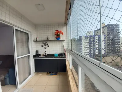 Apartamento com 2 Quartos para venda ou aluguel, 57m² no Guilhermina, Praia Grande