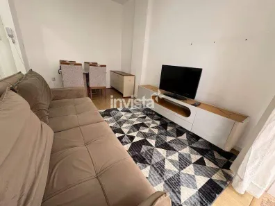 Apartamento com 1 Quarto para alugar, 55m² no Boqueirão, Santos