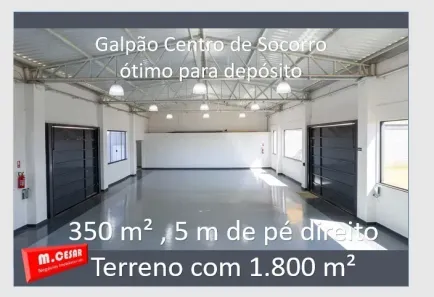Galpão/Depósito/Armazém para alugar, 350m² no Centro, Socorro
