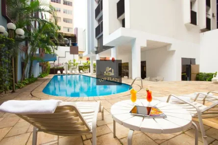 Flat com 1 Quarto para alugar, 35m² no Jardim Paulista, São Paulo
