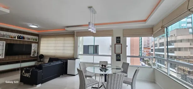 Apartamento com 3 Quartos para alugar, 109m² no Meia Praia, Itapema
