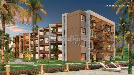 Apartamento com 1 Quarto à venda, 30m² no Cumbuco, Caucaia