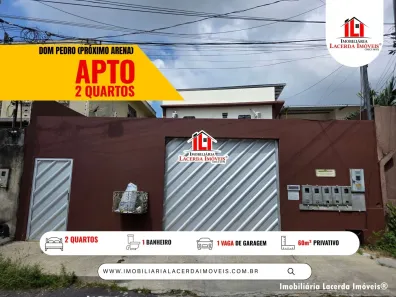 Apartamento com 2 Quartos para alugar, 61m² no Dom Pedro I, Manaus