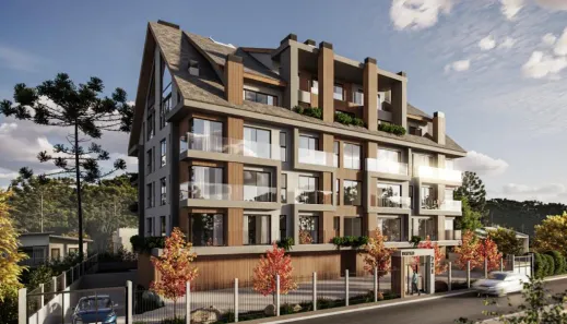 Apartamento com 1 Quarto à venda, 41m² no , Gramado