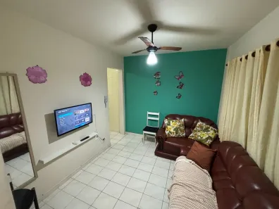 Apartamento com 1 Quarto para alugar, 50m² no Guilhermina, Praia Grande