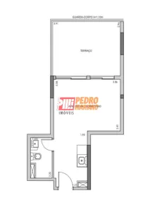 Apartamento com 1 Quarto à venda, 17m² no Pinheiros, São Paulo