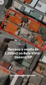 Lote/Terreno à venda, 1200m² no Vila Osasco, Osasco