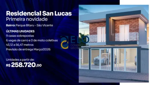 Casa com 2 Quartos à venda, 50m² no Parque Bitaru, São Vicente