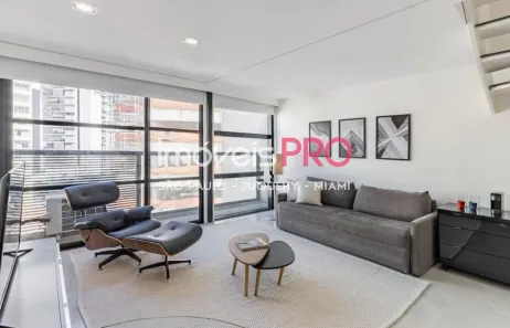 Apartamento com 1 Quarto para alugar, 47m² no Vila Nova Conceição, São Paulo