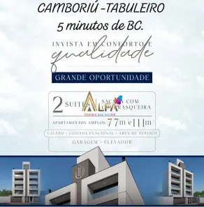 Apartamento com 2 Quartos à venda, 76m² no Tabuleiro, Camboriú