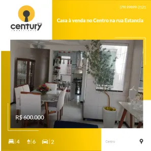 Casa com 4 Quartos à venda, 198m² no Centro, Aracaju