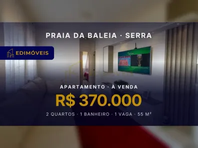 Apartamento com 2 Quartos à venda, 55m² no Praia da Baleia, Serra