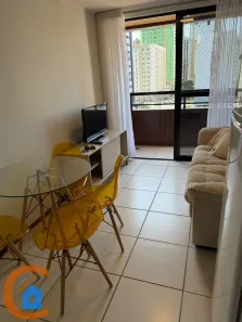 Apartamento com 1 Quarto para alugar, 38m² no Cabo Branco, João Pessoa