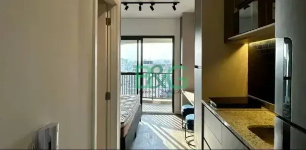 Apartamento com 1 Quarto para alugar, 24m² no República, São Paulo