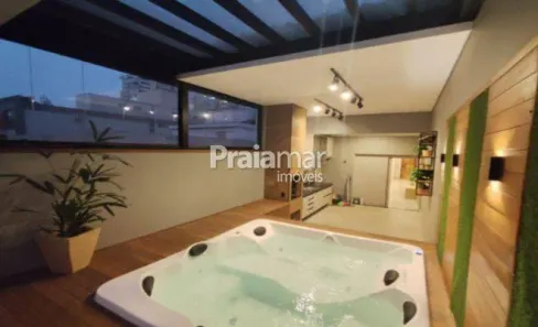 Cobertura com 3 Quartos à venda, 191m² no Pompéia, Santos