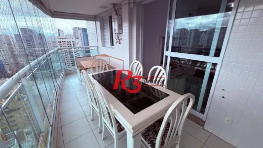 Apartamento com 2 Quartos para alugar, 76m² no José Menino, Santos