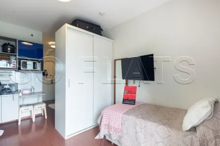 Apartamento com 1 Quarto para alugar, 26m² no Indianópolis, São Paulo