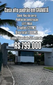 Casa com 3 Quartos à venda, 277m² no Santana, Gravatá