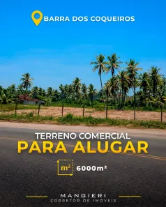 Lote/Terreno para alugar, 6000m² no Olhos d'Água, Barra dos Coqueiros
