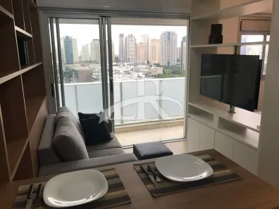 Flat com 1 Quarto para alugar, 34m² no Santo Amaro, São Paulo