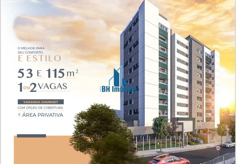 Apartamento com 2 quartos — Castelo, Belo Horizonte