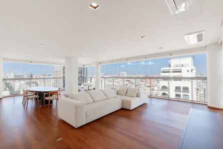 Apartamento com 3 Quartos para alugar, 206m² no Jardim Paulista, São Paulo