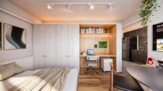 Apartamento com 1 Quarto à venda, 17m² no Vila Buarque, São Paulo