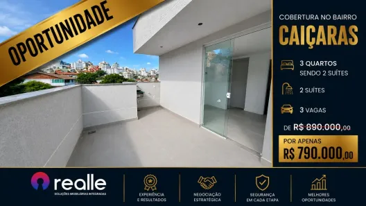 Cobertura com 3 Quartos à venda, 115m² no Alto Caiçaras, Belo Horizonte