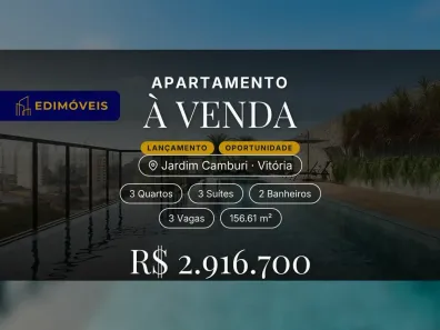 Apartamento com 3 Quartos à venda, 156m² no Jardim Camburi, Vitória