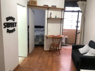 Apartamento com 1 Quarto para alugar, 38m² no Indianópolis, São Paulo