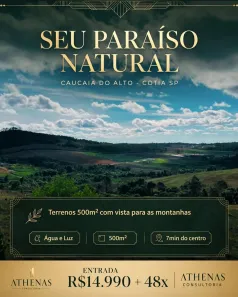 Lote/Terreno à venda, 500m² no Jardim São Luiz (Caucaia do Alto), Cotia