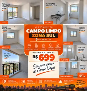 Apartamento com 2 Quartos à venda, 42m² no Vila Maracanã, São Paulo