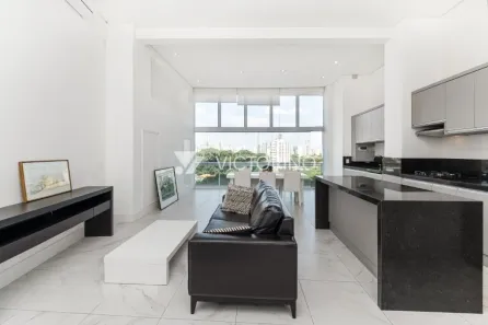 Apartamento com 1 Quarto para alugar, 86m² no Brooklin Paulista, São Paulo