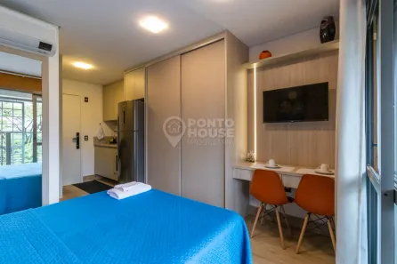 Flat com 1 Quarto para alugar, 24m² no Campo Belo, São Paulo