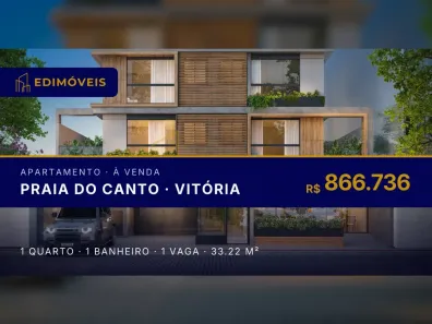 Apartamento com 1 Quarto à venda, 33m² no Praia do Canto, Vitória