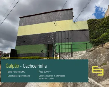 Galpão/Depósito/Armazém para alugar, 200m² no Renascença, Belo Horizonte