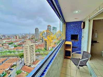 Apartamento com 3 Quartos para alugar, 160m² no Boqueirão, Santos