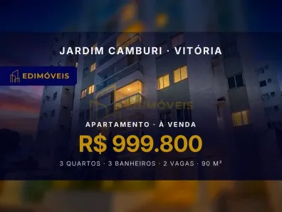 Apartamento com 3 Quartos à venda, 90m² no Jardim Camburi, Vitória