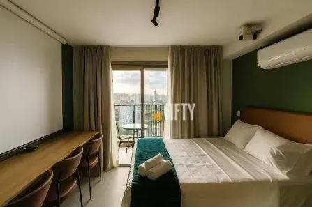 Apartamento com 1 Quarto à venda, 25m² no Santo Amaro, São Paulo