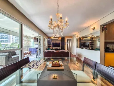 Apartamento com 3 Quartos para alugar, 126m² no Santo Amaro, São Paulo