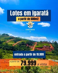 Lote/Terreno à venda, 600m² no Recanto das Águas, Igaratá