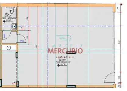 Ponto Comercial para alugar, 83m² no Centro, Bauru