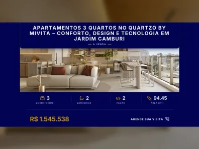 Apartamento com 3 Quartos à venda, 94m² no Jardim Camburi, Vitória