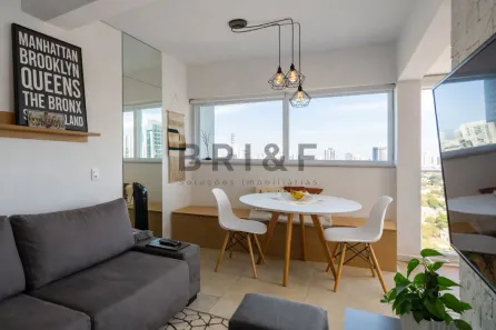 Apartamento com 1 Quarto à venda, 41m² no Cidade Monções, São Paulo