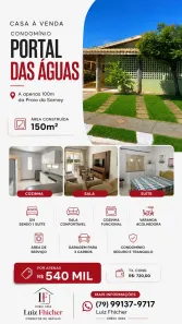 Casa de Condomínio com 3 Quartos à venda, 150m² no Jardins, Aracaju