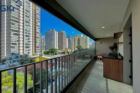 Apartamento com 1 Quarto para alugar, 53m² no Jardim das Acácias, São Paulo