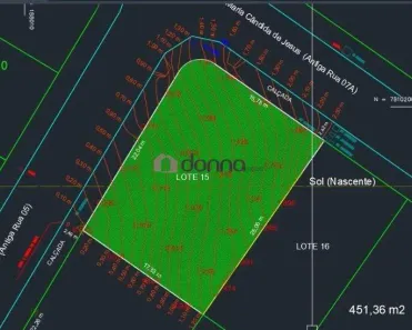 Lote/Terreno à venda, 451m² no Estância dos Ipês, Uberaba