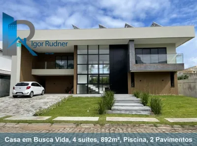 Casa de Condomínio com 4 Quartos à venda, 892m² no Catu de Abrantes (Abrantes), Camaçari