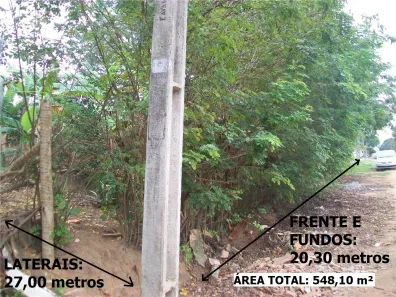 Lote/Terreno à venda, 548m² no São Vicente de Paula, Araruama